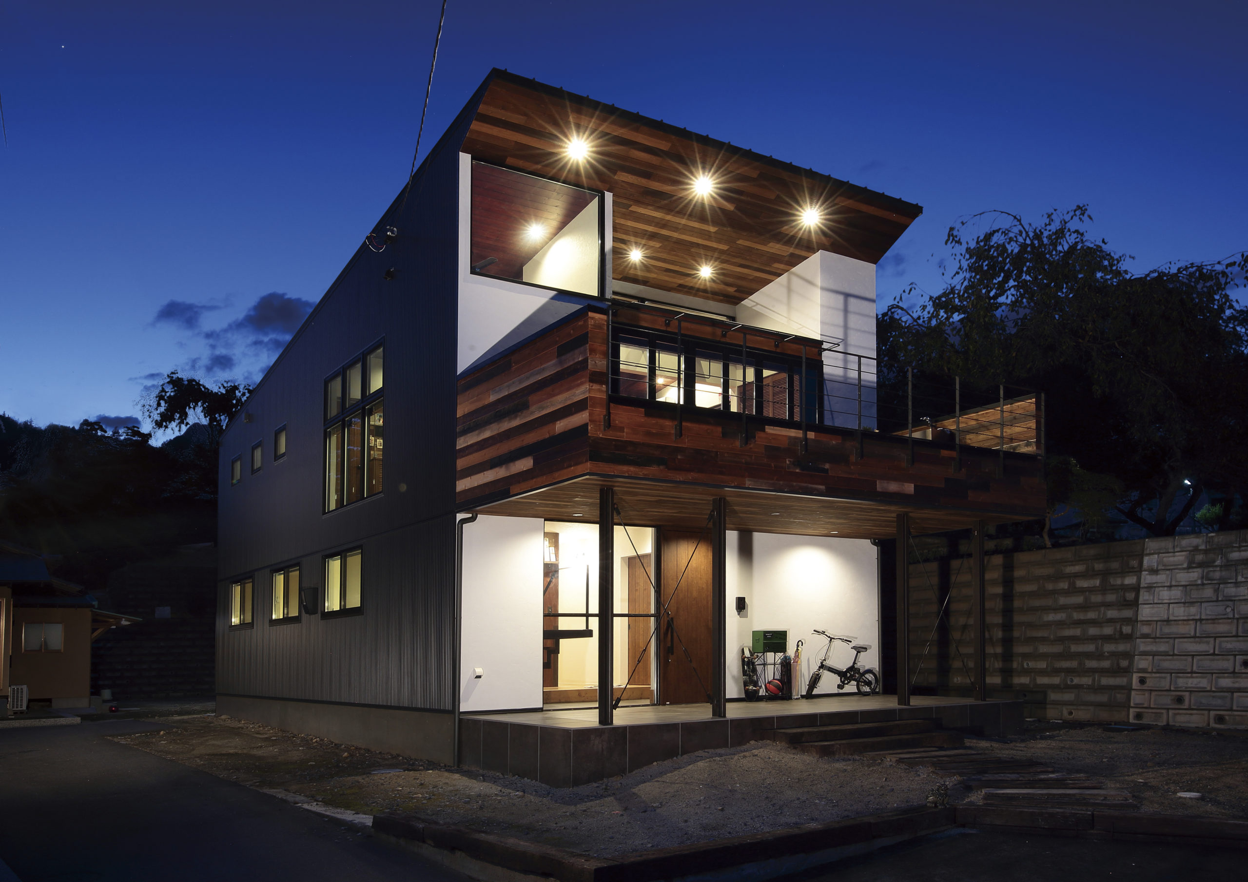 バルコニーと繋がる2階リビングの家 施工事例 水戸市の注文住宅 有限会社木匠舎plushaus プラスハウス